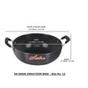 Satre Online and Marketing Hindalco Aluminium Induction Base Kadhai,Induction Cookware