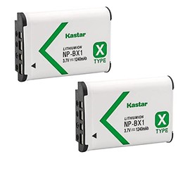 Kastar Battery (2-Pack) for NP-BX1, M8 and Cyber-Shot DSC-HX50V, HX300, RX1, RX1R, RX100, RX100 II, RX100M II, RX100 III, RX100M3, WX300, HDR-AS10, AS15, AS30V, AS100V, AS100VR, CX240, MV1, PJ275