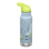 Klean Kanteen Kinder Isolierflasche, 355ml, Edelstahl, Flip Sport Cap mit
