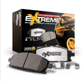 Power Stop Front Disc Brake Pad Set POWER STOP Severe Duty Truck & Tow Carbon-Fiber Ceramic