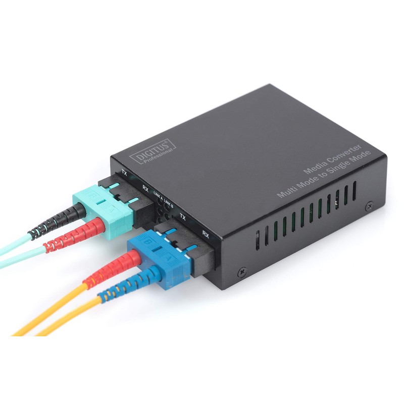 DIGITUS Medienkonverter - Multimode / Singlemode - Fast Ethernet -