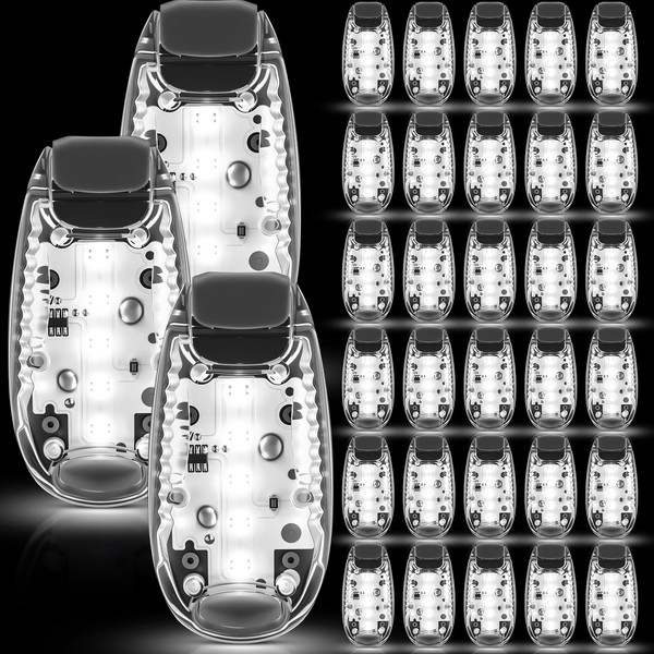 Copkim 30 Pcs LED Running Light Nighttime High Visibility Accessories