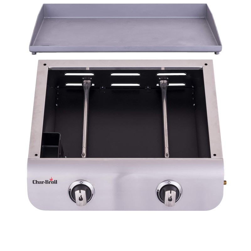 Char-Broil 19952085 22-inch 2-Burner Tabletop Gas Griddle, Gray