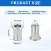 MECCANIXITY 18Pcs M3 Rivet Nut 304 Stainless Steel Rivet Nut