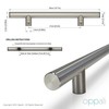 oppali Brushed Stainless Steel 304 Entrance Door Pull Handle |