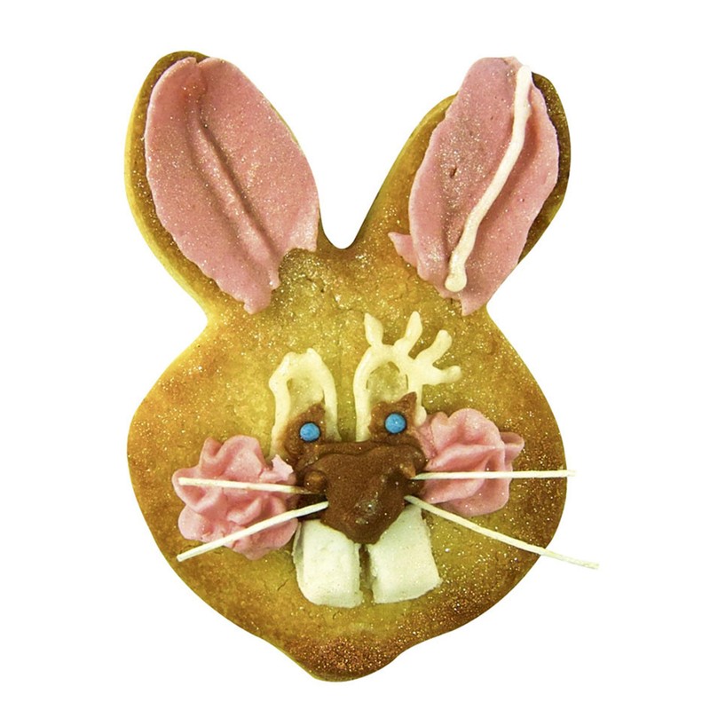 Staedter 080058 Rabbit Face Cookie Cutter, 6 cm, Stainless Steel,