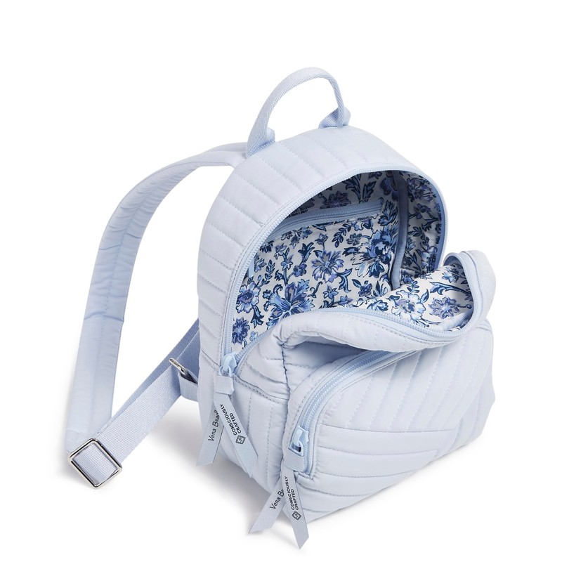 Vera Bradley Cotton Mini Backpack Purse, Morning Glory