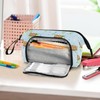 KOPIRIT Cartoon Turtles Blue Pencil Case Pouch Big Capacity Pencil