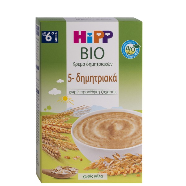 Hipp Bio Cereal Porridge 5-grain from the 6th month, 200gr