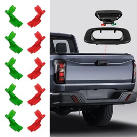 Zufoty 10PCS Tailgate Handle Rod Clip, Tailgate Latch Rod Clip, Left and Right Handle Rod Door Lock Clip Compatible with Most Vehicles Replacement OEM 88981030, 88981031