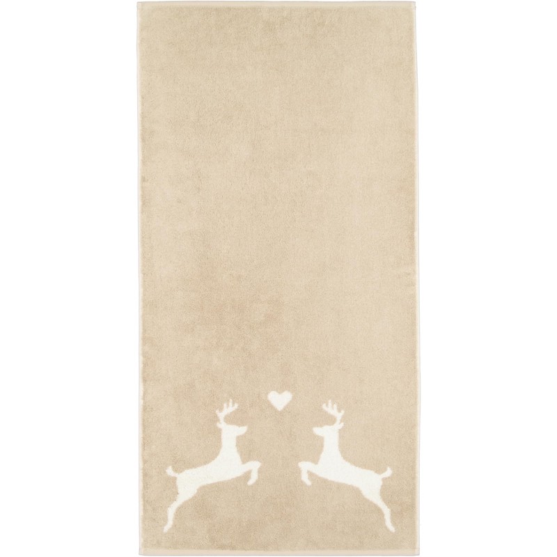 Cawö Home Hand Towels Alpenchic Edition Deer 6228 Natural 33