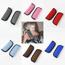 ibasenice 4piezas Protector para Cinturón de Carriola Almohadillas de Hombro Suaves para Bebés Cubierta Protectora para Silla de Paseo Colores Aleatorios Color Aleatorio
