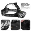 USB Charging T6 Headlamp Waterproof Head Light Lamp Torches Flashlight