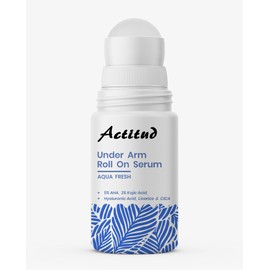 Actitud Underarm Roll On Serum - Roll On Deo for Women & Men with 5% AHA &3% Kojic Acid for Brightening & Odour Control - No Alcohol & Long Lasting Aqua Fresh- 50ml