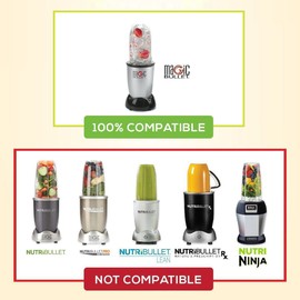 2 PCS Replacement Cups For Magic Bullet Replacement Parts 16OZ Blender Cups Jar compatible with 250W Magic Bullet MB1001 Series Juicer Mixer