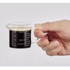 Ackers Etched Graduated Glass Measuring Cup - [Insulated Handle |