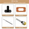 8pcs Wall Shelf Brackets Heavy Duty Floating Shelf Bracket Hidden,Invisible