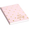 Dayna Lee Heart Lined Journal Notebook, Die Cut Hardcover, A5