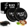 tardiy 2PC Black Soap for Gray Hair, Grey Hair Reverse