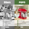 Bamboo Mixer Slider Compatible With Kitchenaid Stand Mixer,Easy-To-Move, Countertop-Protecting Mixer