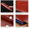 RisePlus Document Folder A4 Leather Briefcase A4 PU Leather Waterproof