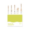 5-Piece Detail Paint Brush Set with Assorted Paint Brushes for