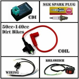 TDR All Electrics 50cc 110cc 125cc 140cc CDI COIL Spark Harness set Pit Dirt Bike