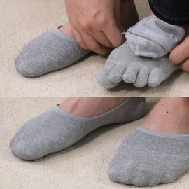발가락양말 히든토우 토우캡 남성용 10쌍 (WFJHSQN) Men's Hidden Toe Toe Cap Toe Socks 10 Pairs (WFJHSQN)