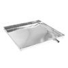 ORFOFE Air Conditioner Drain Pan 15.74In Galvanized Iron Drip Tray