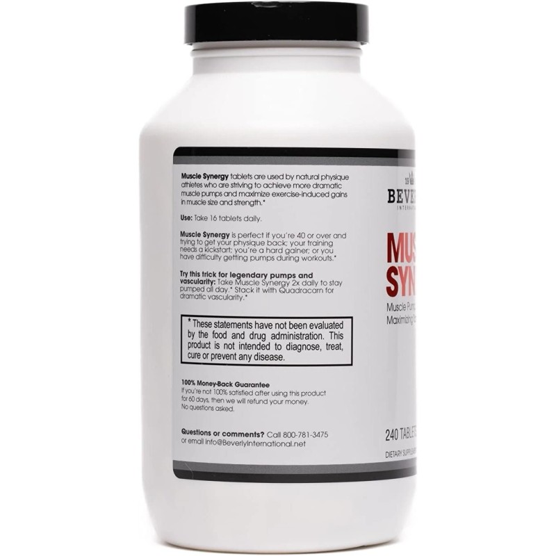 Clinically Dosed Muscle Synergy - 240 Unflavored Tablets for Peak