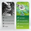 2 Pack 6 Heads Grass Petrol Strimmer Head Steel Wire