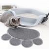 ExeQianming Pet Mat, Claw Shape Feeding Mats for Dogs, Drinking