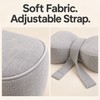 Knee Pillow for Side Sleepers with Adjustable Strap – Contoured