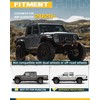 Trumgeta 4PCS Upgraded Adjustable Truck Mud Flaps Fit for Jeep
