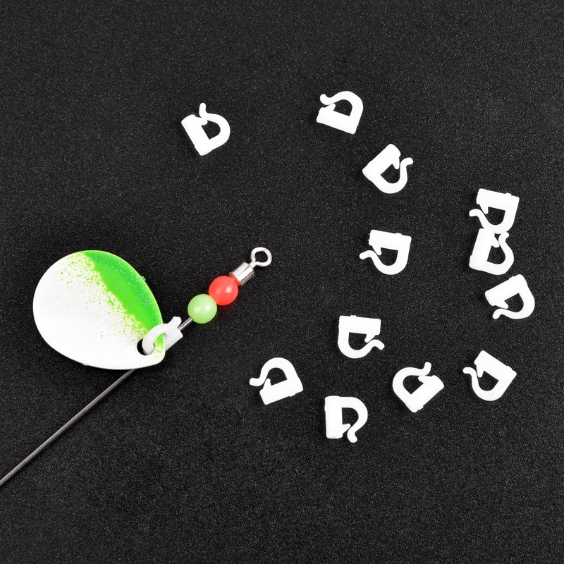 Quick Change Spinner Clevis - 200pcs Fishing Plastic Quick Snaps