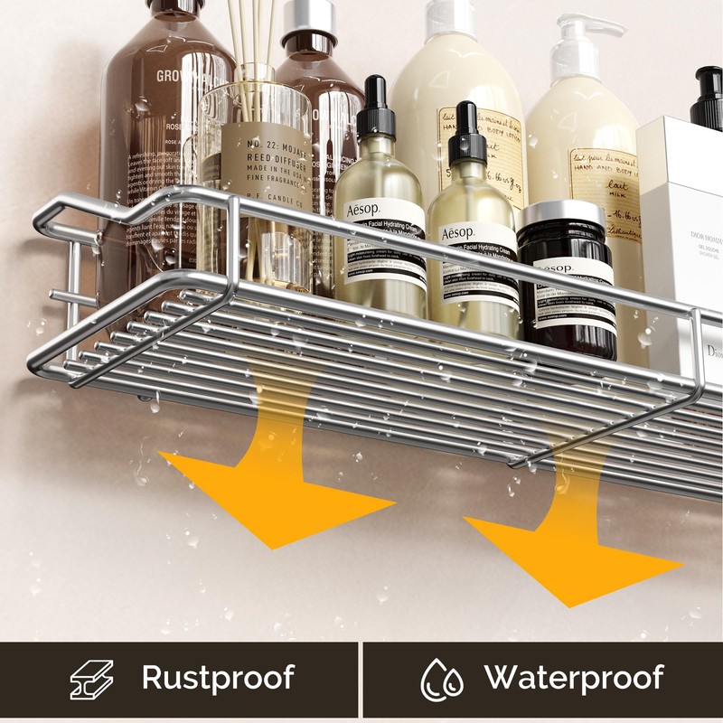 Orimade Bathroom Shelf Organizer Shower Caddy Storage Kitchen Rack with