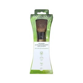 EcoTools Cepillo de maquillaje de polvo completo, para rubor, bronceador y polvo fijador, grande, cepillo de maquillaje esponjoso, cepillo de tez ecol