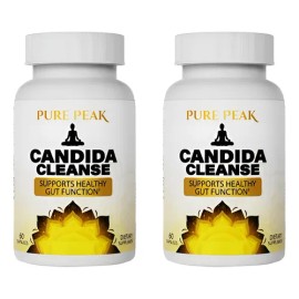 2pcs Pure Peak Candida Cleanse Ayuda Al Intestino Y Al Colon