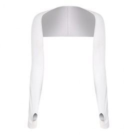 golf1004 All-in-One Bolero Cooling UV Protection Golf Arm Sleeves White 3ea