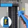 INSTRODOTS Circuit Breaker Finder, Digital Breaker Finder with GFCI Outlet