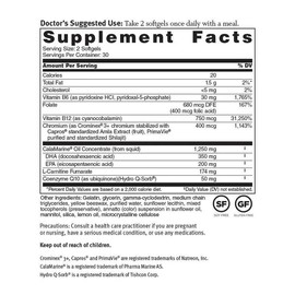 Dr. Sinatra Dr. Sinatra Omega Q PlusC Omega-3 and CoQ10 Supplement Delivers Everyday Heart Health Support with 50 mg of CoQ10 and Provides Antioxidant Power (60 softgels)