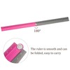 Kozelo 2pcs Folding Straight Ruler - [30cm] Foldable Angle Line