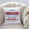 MUGFFINS HUSBAND Cushion Padding included - in German - Geschenk