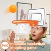 BONHHC Mini Basketball Hoop Set for Children, Inflatable Basketball Hoop