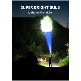 Valuebuybattery Super Bright LED Torch Flashlight Tactical Camping Outdoor Lamp USB Rechargeable - Extra USB Cable(No Flashlight)