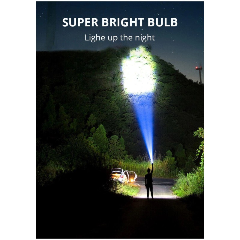 Valuebuybattery Super Bright LED Torch Flashlight Tactical Camping Outdoor Lamp