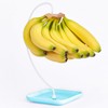 VROOMIUM Banana Holder Stand with Ceramic Bowl - Holds Up