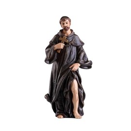 Trinity Church Supply Bellavista Saint Peregrine Statue Christian Religious Tabletop Figurine, 4 Inch Height, 4 Pack