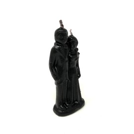 Black – Wedding Couple Shape - Spellcasting Candle – Wicca - Hoodoo-by Natural Farms