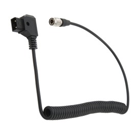 Qiilu Hirose 4 Pin PVC D Tap To Hirose D Tap To 4 Pin para Hirose Cable de Alimentación Cable de Carga para Dispositivos de Sonido 688 F8 D Tap To 4 Pin para Hirose Cable, Qiilugidb8uxzwp